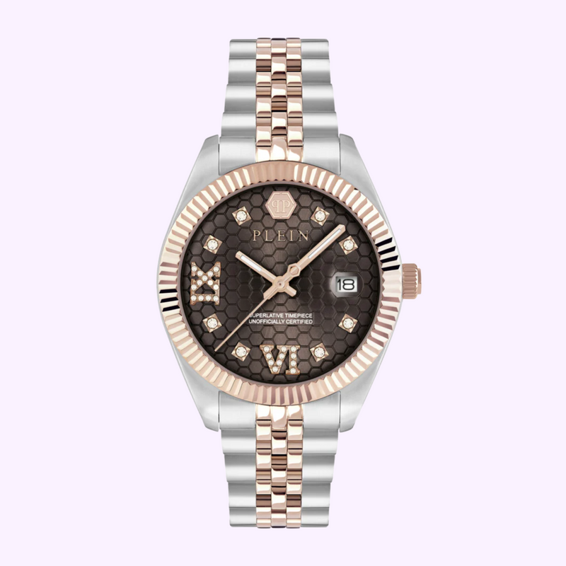 PHILIPP PLEIN Date Superlative Crystal Watch PWYFA0325