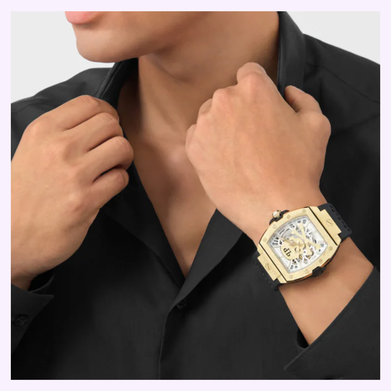 PHILIPP PLEIN $keleton Frosted Automatic Watch PWJFA1025