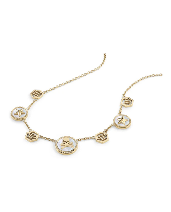 PHILIPP PLEIN PJ2EA10NU Plein Mini Logo Cable Chain Woman Necklace