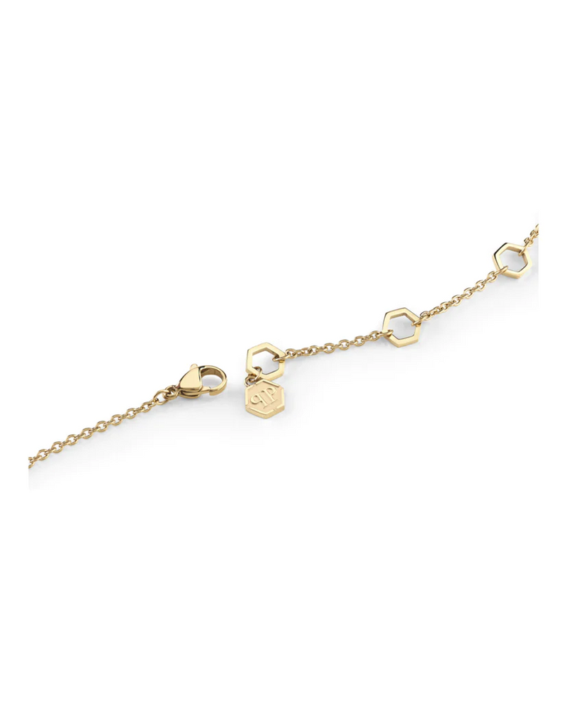 PHILIPP PLEIN PJ2EA10NU Plein Mini Logo Cable Chain Woman Necklace
