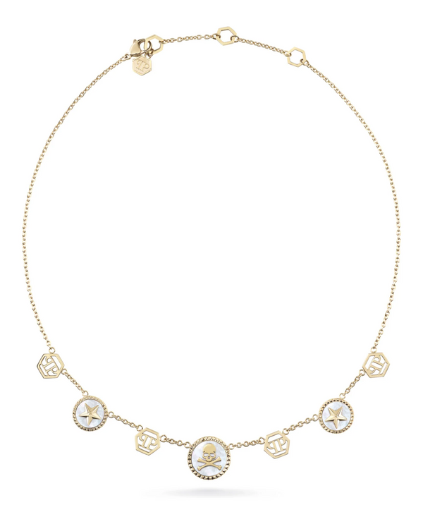 PHILIPP PLEIN PJ2EA10NU Plein Mini Logo Cable Chain Woman Necklace