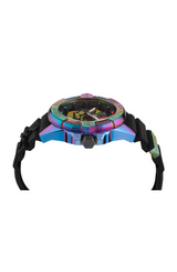 PHILIPP PLEIN PWAAA2123 The $kull Rainbow Silicone Man Watch