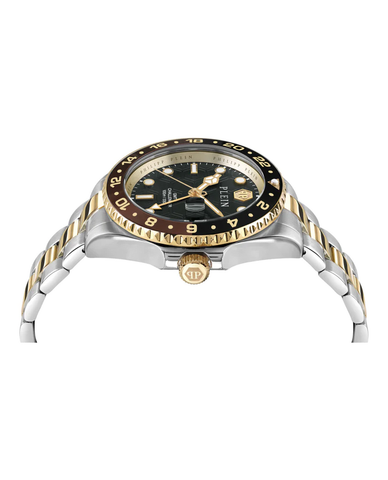 PHILIPP PLEIN PWYBA0323 GMT-I Challenger Bracelet Man Watch