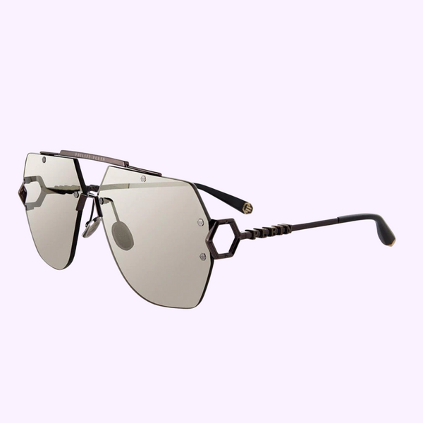 PHILIPP PLEIN Sunglasses SPP111 BLACK GOLD upc: 190605485026