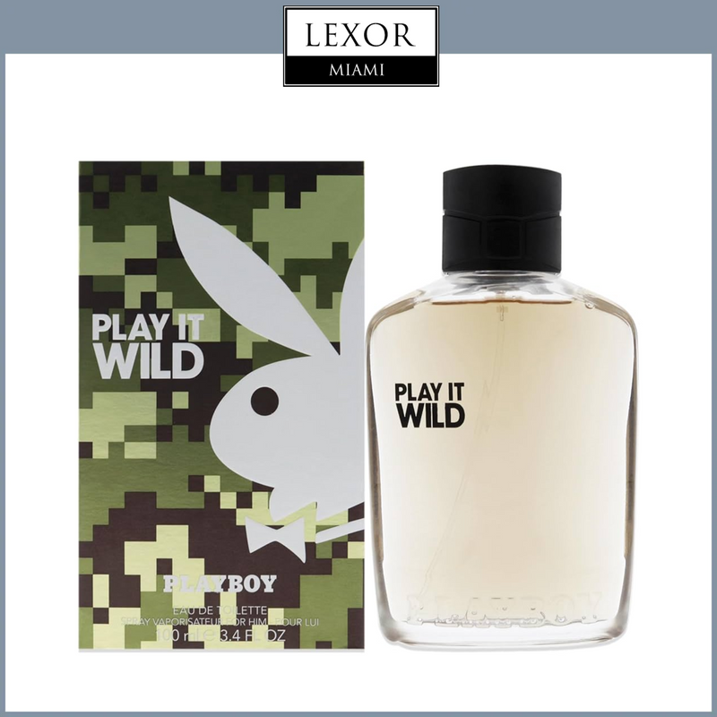 PlayBoy Play It Wild 3.4oz EDT Men