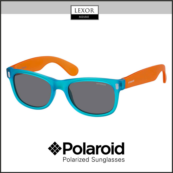 ÓCULOS DE SOL POLAROID P0115 089T Y2 46/16 126 AZUL LARANJA