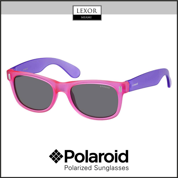 ÓCULOS DE SOL POLAROID P0115 0IUB-Y2-H-ROSA-ROXO
