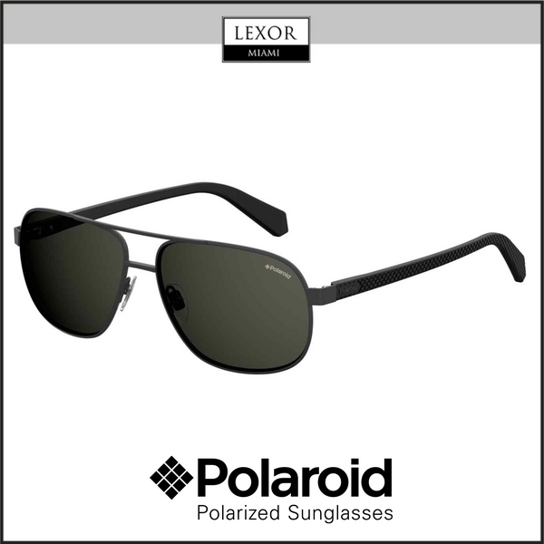 ÓCULOS DE SOL POLAROID PLD-2059/S 0003-M9-PRETO-MATTE