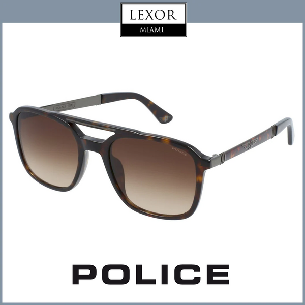 Police Spla53 0722 Dark Havana Unisex Sunglasses