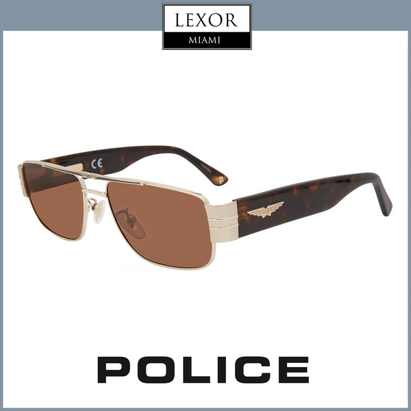 Police SPLA55 0R26 57 Unisex Sunglasses
