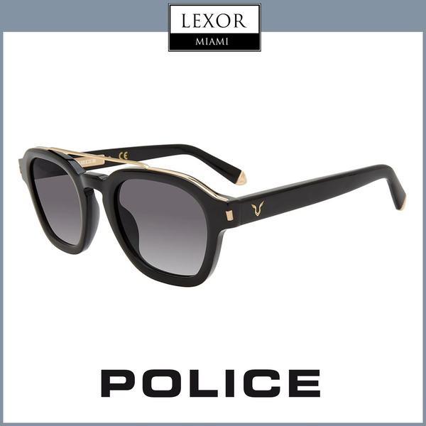 Police SPLC47 0BLK 50 Unisex Sunglasses