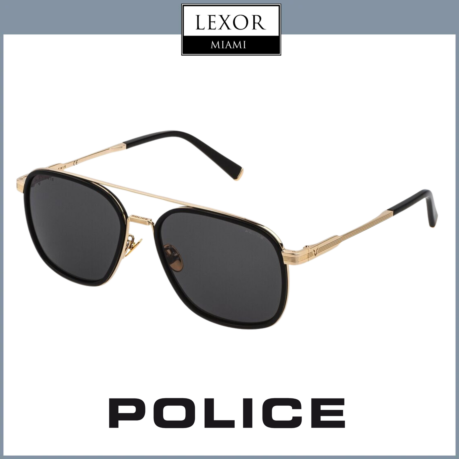 Police SPLC49 0BLK Women Sunglasses – Lexor Miami