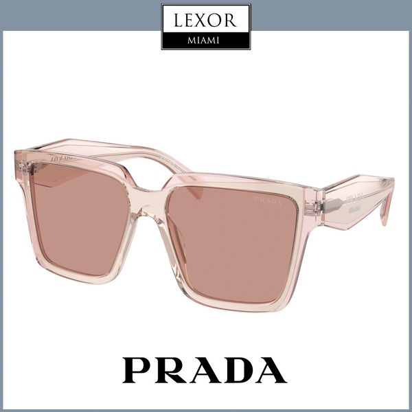 PRADA  0PR 24ZS 13I08M Geranium-petal crystal Women Sunglasses