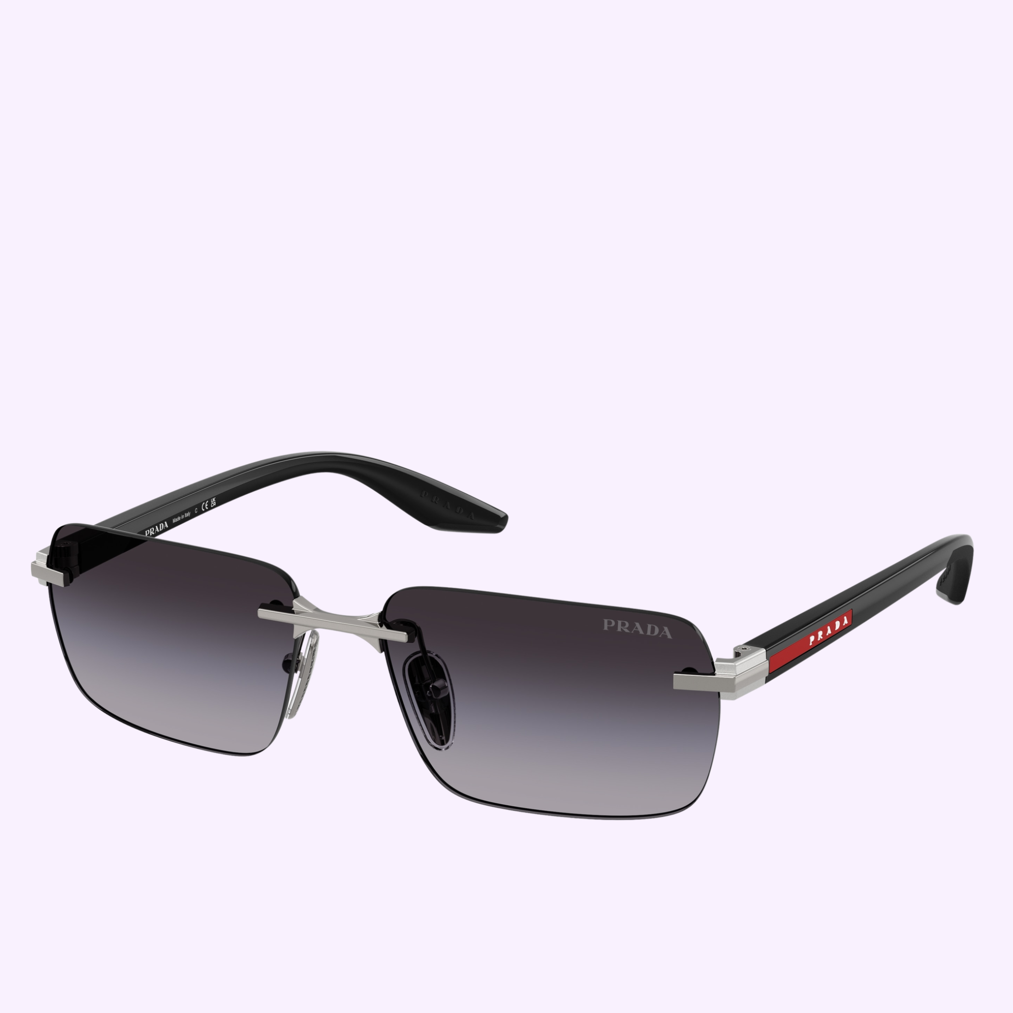 Amngle View PRADA Linea Rossa Sunglasses 0PS C52S 5AV31A57