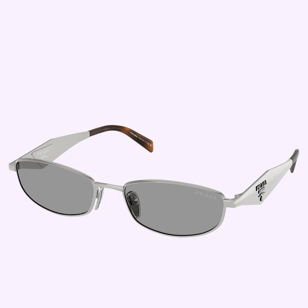小物 PRADA halfrim sunglasses silver PRADA Sunglasses 0PR D51S 1BC50Q55 – Lexor Miami