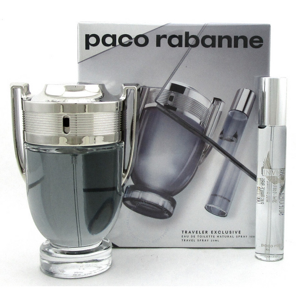 Paco Rabanne Invictus 2PC Travel Set For Men