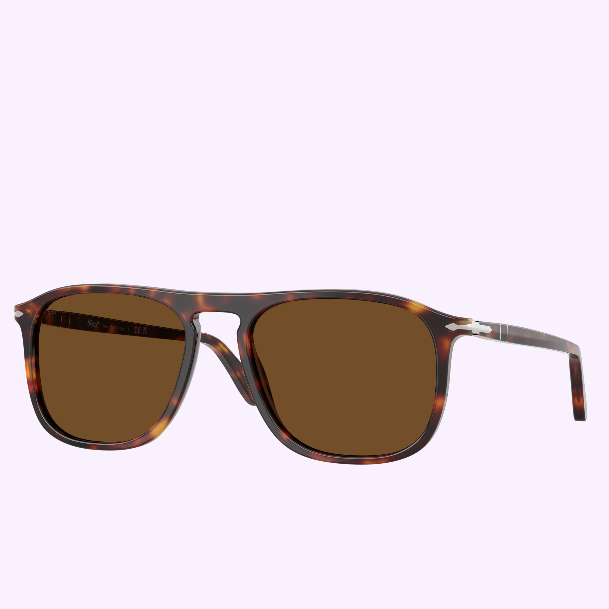 Angle View Persol Sunglasses 0PO3392S 24/57 57