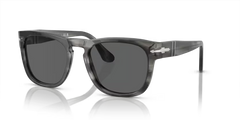 Persol 0PO3333S 1192B1 54 Striped Grey Polished Acetate Unisex Sunglasses