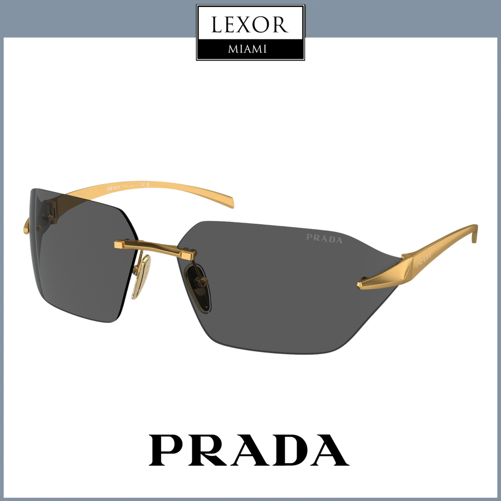 Prada 0PR A56S 15N5S0 Satin yellow gold Women Sunglasses Upc 8056597 Lexor Miami