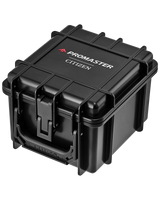 A black hard-shell case labeled "Promaster Citizen" on top, featuring a handle, reinforced corners, and secure latches to protect your Citizen Watches CA4664-60W Promaster Navihawk (UPC: 013205169595) by Citizen Watches.