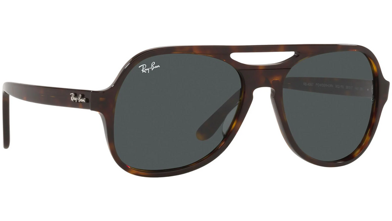 Rayban RB4357 902/R5 58 Powderhorn Men Sunglasses