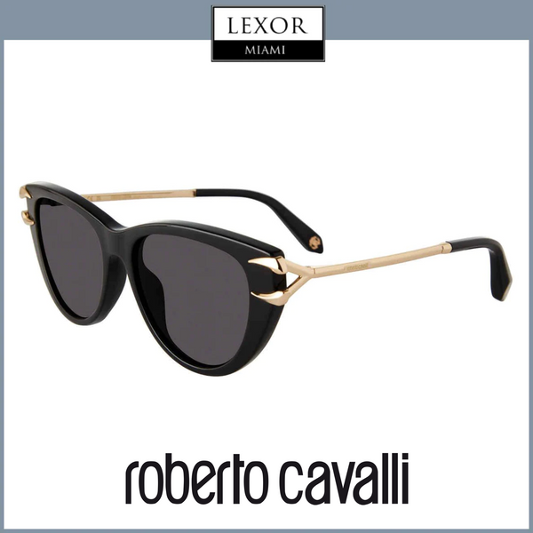 Roberto Cavalli SRC031 55 Black Metal and Plastics Acetate Sunglasses UPC:190605502419