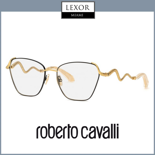 Roberto Cavalli VRC021M  0A01 YELLOW GOLD W/BLAC Optical