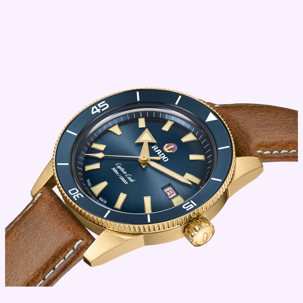 Rado Captain Cook Bronze Limited Edition R32504208 bronze case blue dial