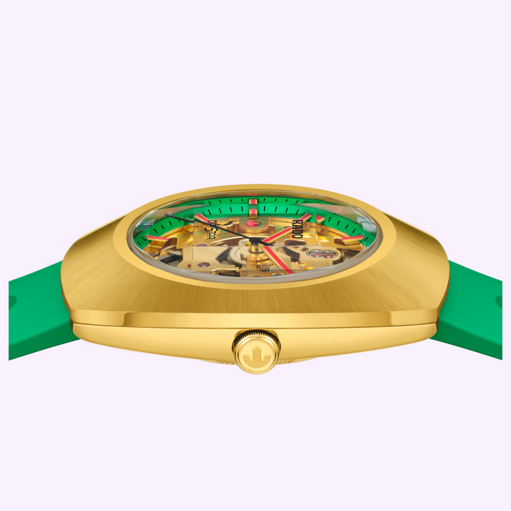 Rado DiaStar Original Skeleton Limited Edition R12166309 skeleton dial green rubber strap