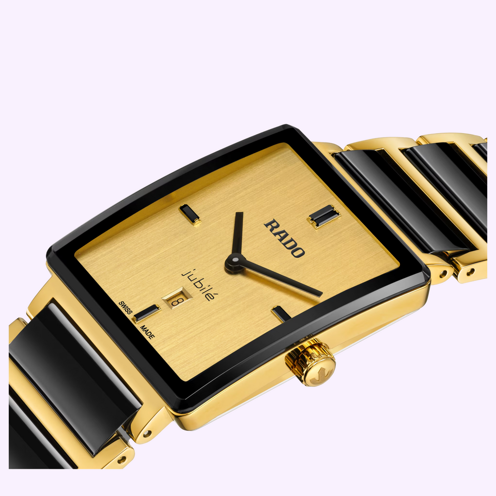 Rado Integral Limited Edition R20254702 gold dial black ceramic bracelet