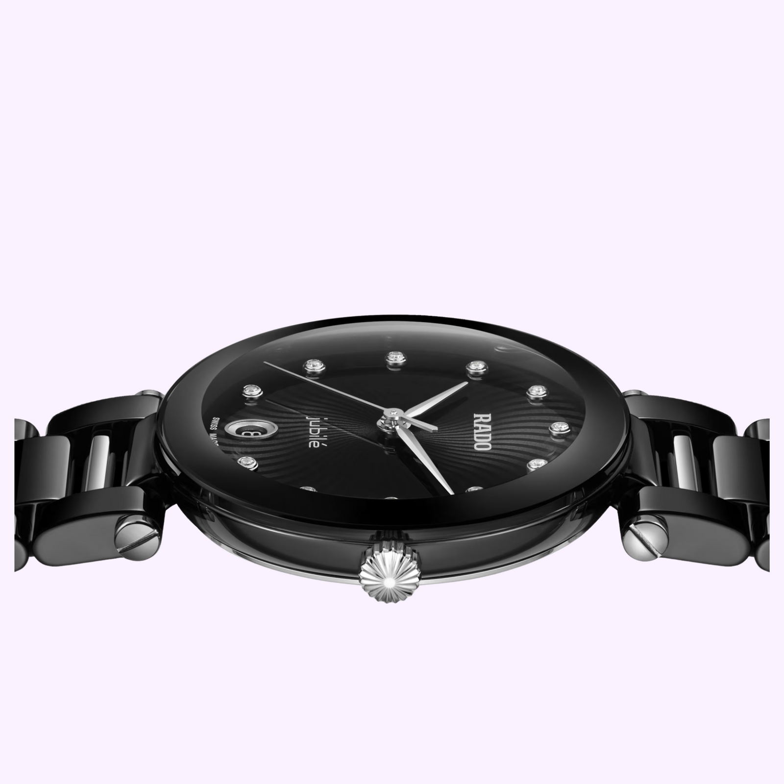 Montre Rado Coupole Jubilé - Cadran Doré Et Noir - 23 Mm - Quartz Suisse - Vintage - Occasion Bon État