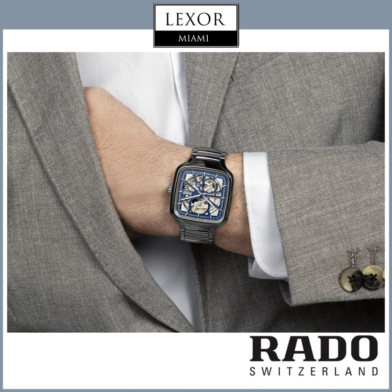 Rado R27083202 True Square Automático Coração Aberto
