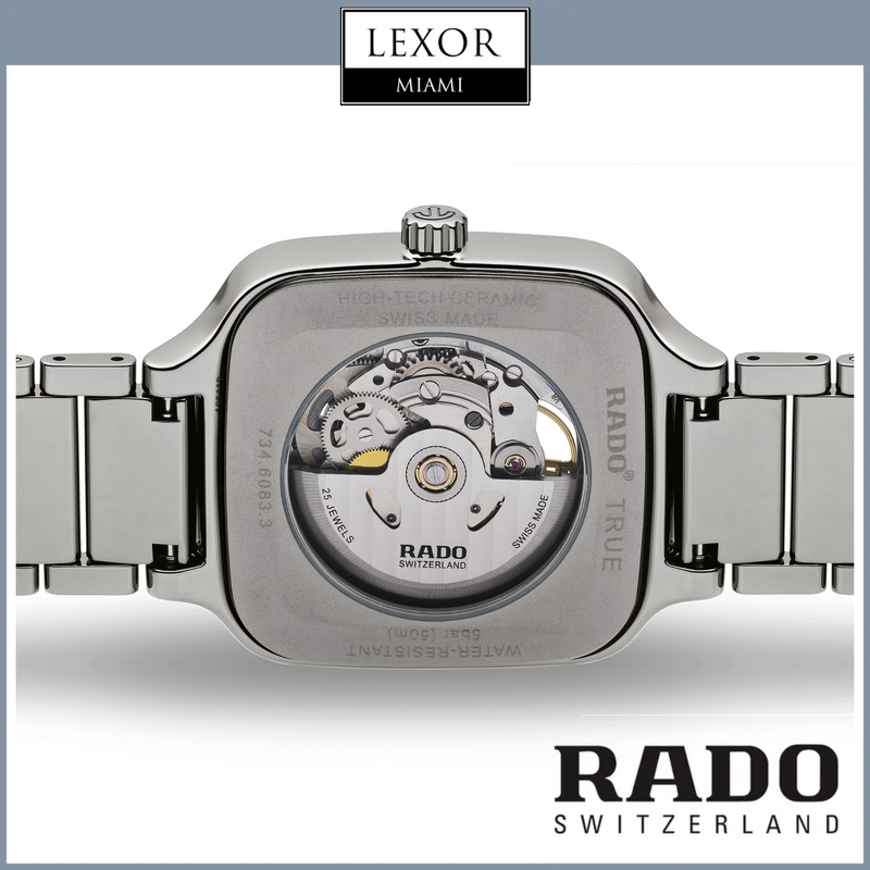 Rado R27083202 True Square Automático Coração Aberto