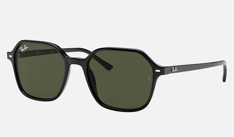 Ray-Ban RB2194 John Black W/ G-15 green Sunglasses