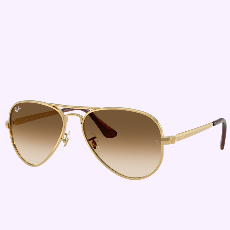 Ray-Ban Aviator 0RB3925 001/5158 gold frame brown gradient lenses Lexor Miami