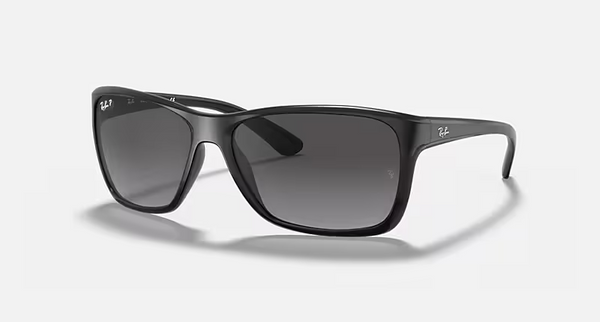Ray-Ban 0RB4331 601/T3 61 BLACK W/ LIGHT GREY GRADIENT DARK GREY Sunglasses