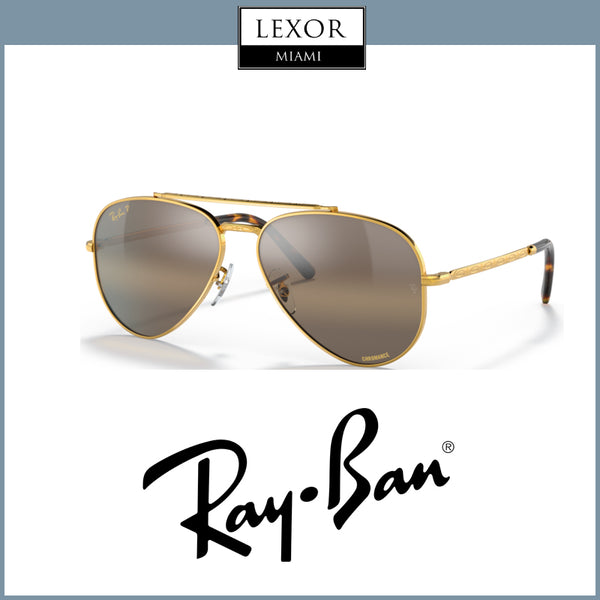 Rayban RB3625 001/5158 NEW AVIATOR ARISTA W/ CLEAR GRADIENT BROWN