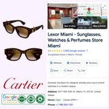 Cartier Sunglasses CORE RANGE CT0548SA-002 55 Women upc 843023181383
