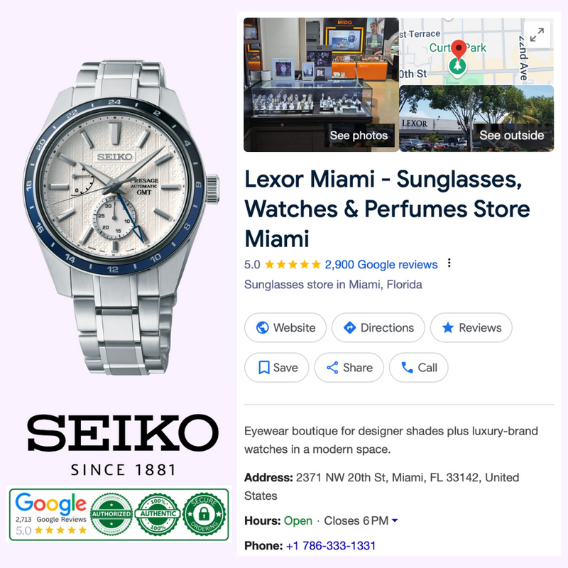 Seiko Luxe Watches PRESAGE SHARP EDGED SERIES ZERO HALLIBURTON LIMITED EDITION SPB269