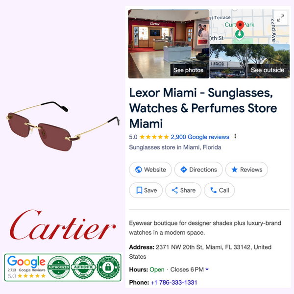 Cartier Sunglasses CT0498S-002 55 upc 843023178512