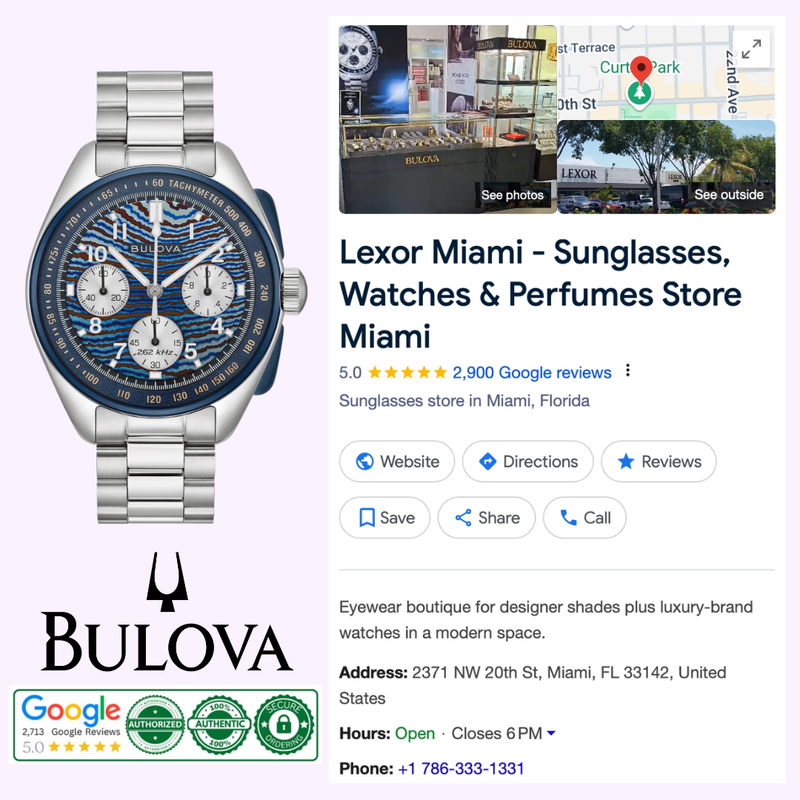 Bulova Watches Lunar Pilot Timascus 98A329