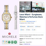 Michele Watches Meggie Two-Tone 18K Gold-Plated Diamond Dial Watch Gift Set MWW33B001SET