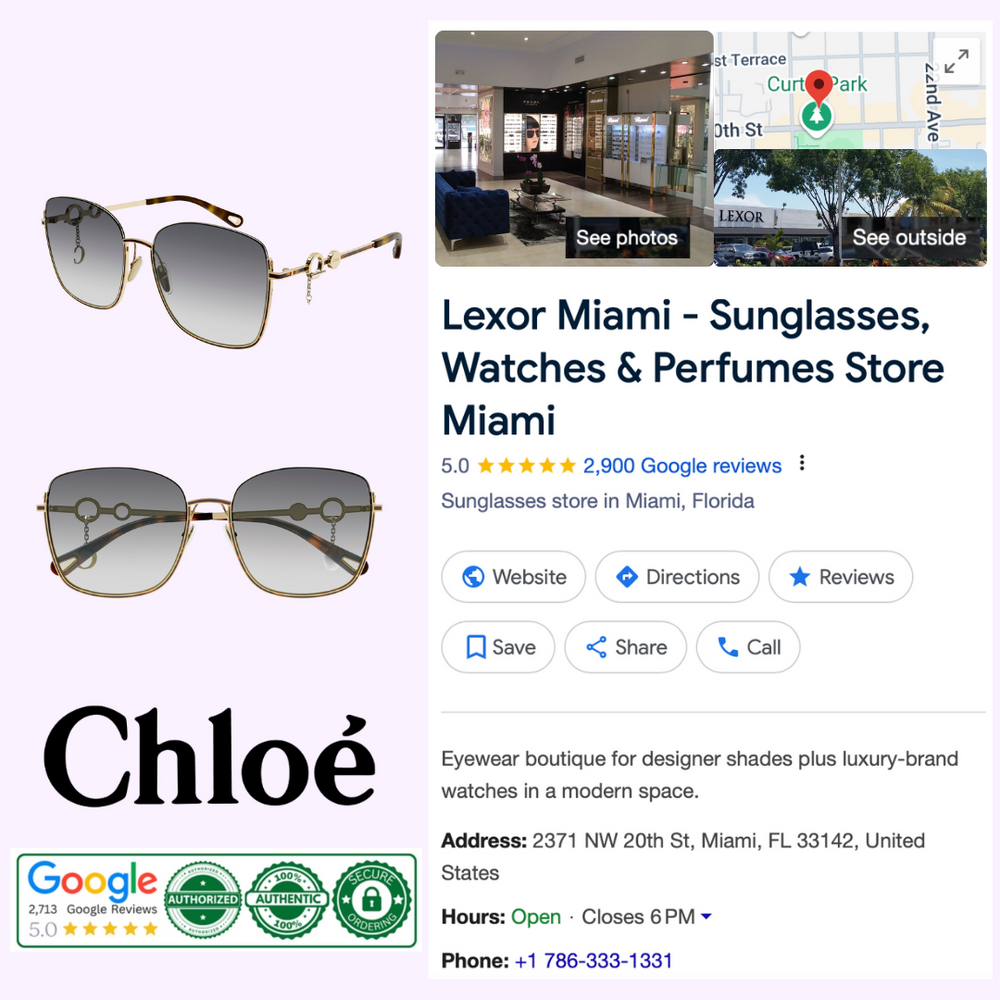10/1までJinkun　Chloe サングラス Chloe CH0278S 001 Sunglasses - US