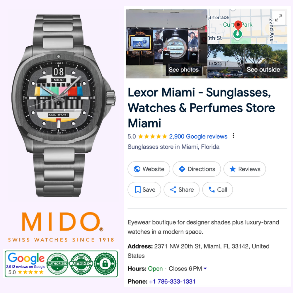 Mido Multifort Watch TV Big Date S01E02 M0495263308101 – Lexor Miami