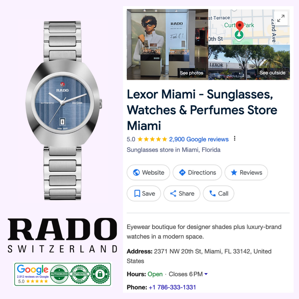 Rado Watches DiaStar Original Automatic Woman R12170343 UPC