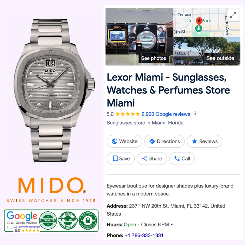 Mido Watch Multifort TV Big Date Titanium M0495264408100