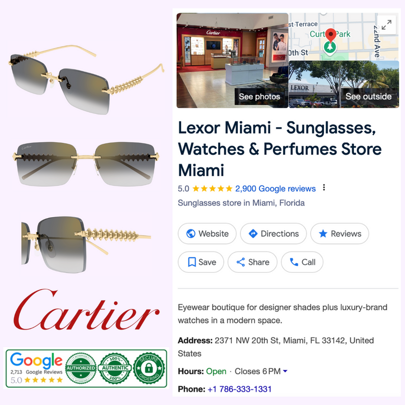 Cartier Sunglasses CT0545S-001 Women upc 843023181239