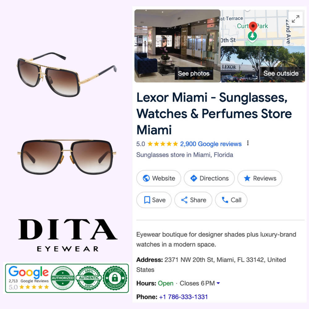 Dita DRX-2030B-59-Z Mach One Unisex Sunglasses – Lexor Miami