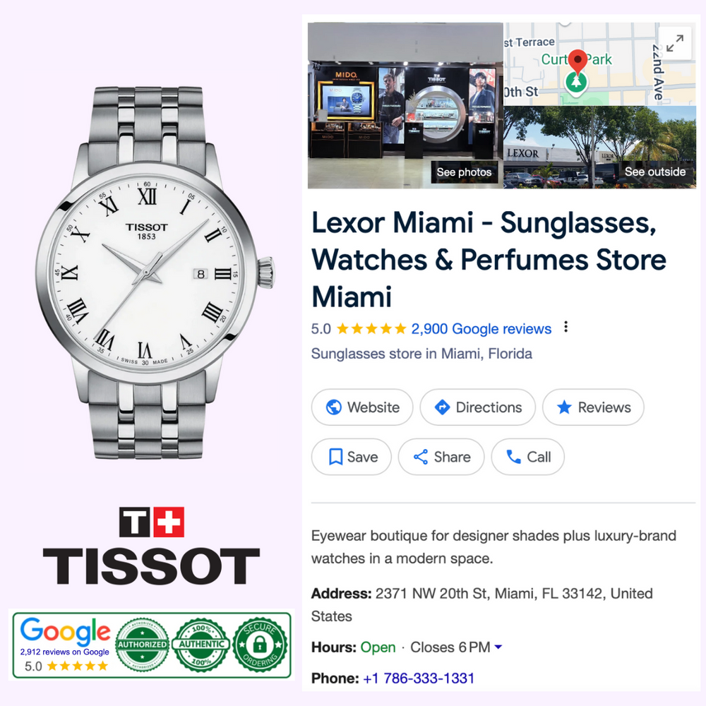Tissot T1294101105300 CLASSIC DREAM Men Watches – Lexor Miami