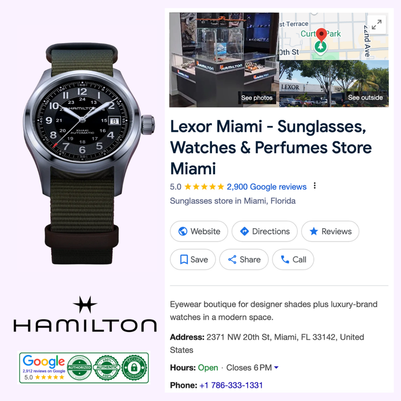 Hamilton watches SPECIAL EDITION Call of Duty Khaki Field Auto